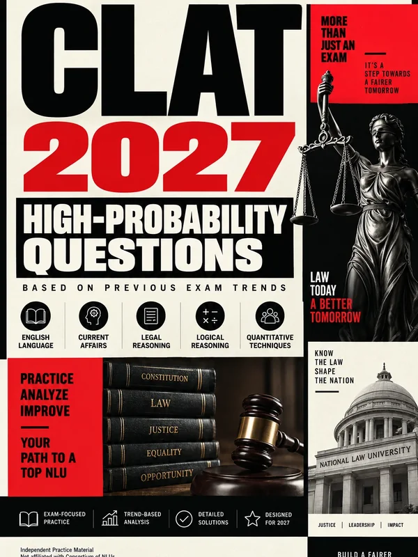 Exam Store CLAT preparation eBook cover