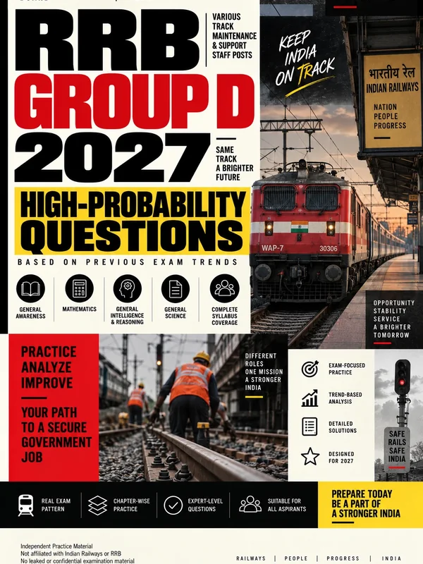 Exam Store RRB Group D preparation eBook cover