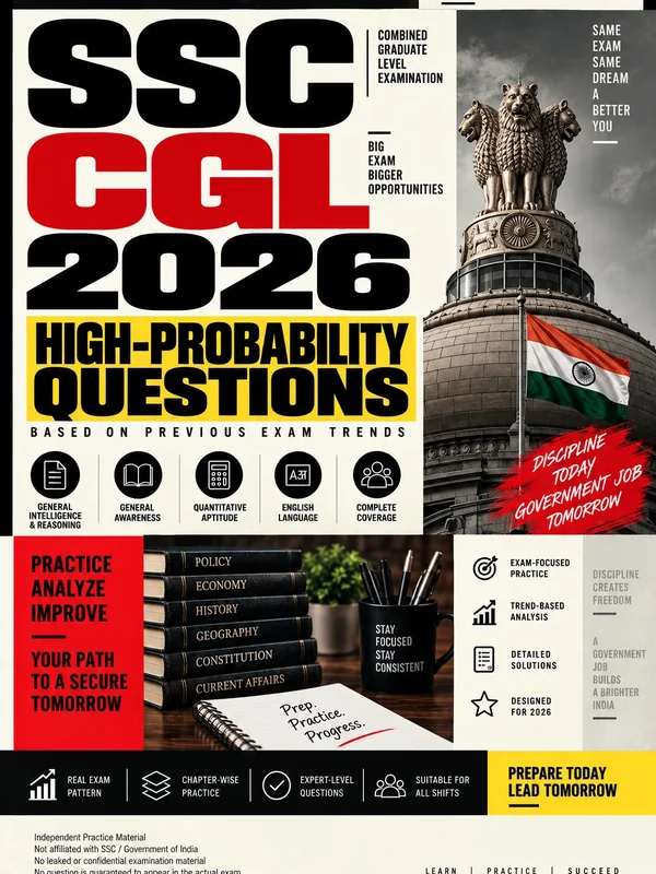 Exam Store SSC CGL preparation eBook cover