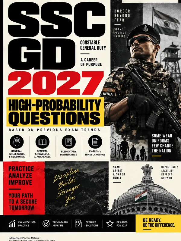 Exam Store SSC GD preparation eBook cover