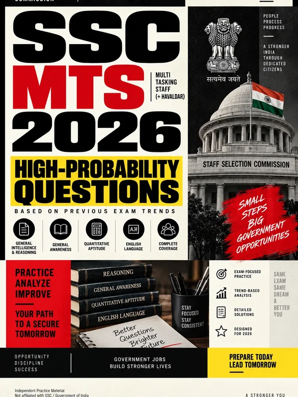 Exam Store SSC MTS preparation eBook cover